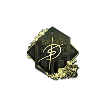 Sticker | degster (Gold) | Rio 2022 CS2 skin