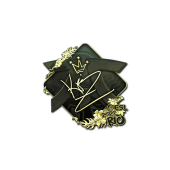 Sticker | KRIMZ (Gold) | Rio 2022 CS2 skin