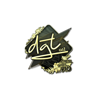 Sticker | dgt (Gold) | Rio 2022 CS2 skin
