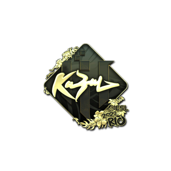 Sticker | kabal (Gold) | Rio 2022 CS2 skin