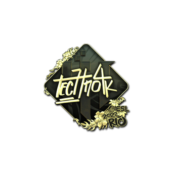 Sticker | Techno4K (Gold) | Rio 2022 CS2 skin