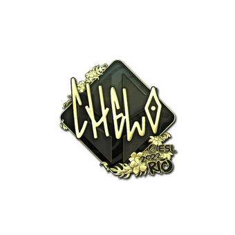 Sticker | chelo (Gold) | Rio 2022 CS2 skin