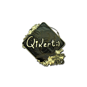 Sticker | qikert (Gold) | Rio 2022 CS2 skin