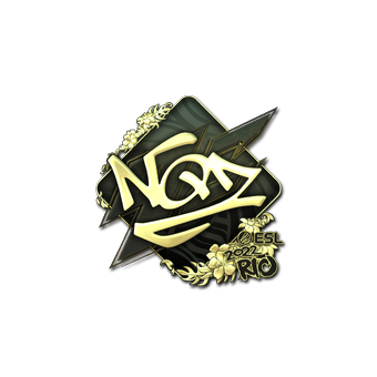 Sticker | NQZ (Gold) | Rio 2022 CS2 skin