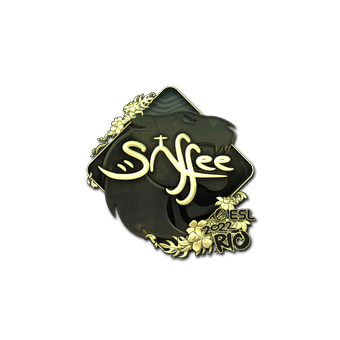 Sticker | saffee (Gold) | Rio 2022 CS2 skin
