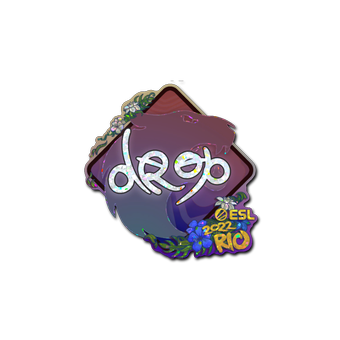 Sticker | drop (Glitter) | Rio 2022 CS2 skin
