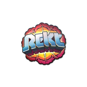 Sticker | Rekt (Holo) CS2 skin