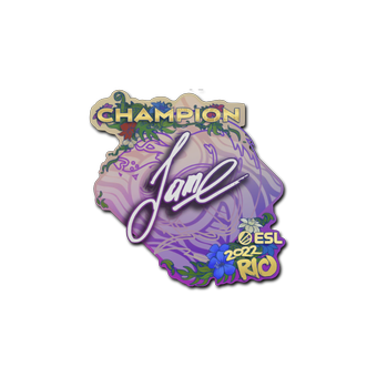 Sticker | Jame (Champion) | Rio 2022 CS2 skin