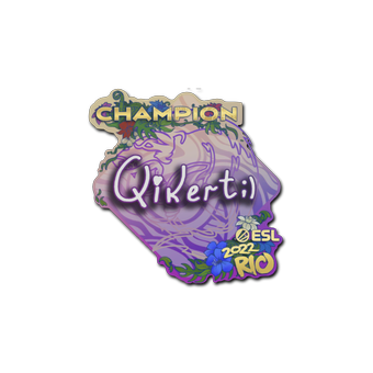 Sticker | qikert (Champion) | Rio 2022 CS2 skin