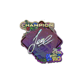 Sticker | Jame (Glitter, Champion) | Rio 2022 CS2 skin