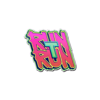 Sticker | Run T, Run CS2 skin