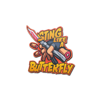 Sticker | Sting Like A Butterfly CS2 skin