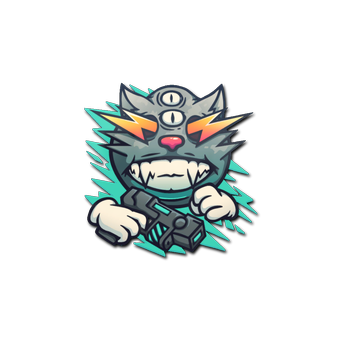 Sticker | Zap Cat CS2 skin