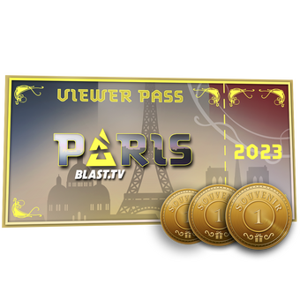 Paris 2023 Viewer Pass + 3 Souvenir Tokens CS2 skin
