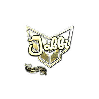 Sticker | jabbi (Gold) | Paris 2023 CS2 skin