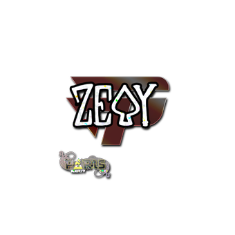 Sticker | zevy (Glitter) | Paris 2023 CS2 skin