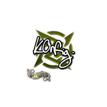 Sticker | k0nfig (Glitter) | Paris 2023 CS2 skin