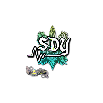 Sticker | sdy (Glitter) | Paris 2023 CS2 skin