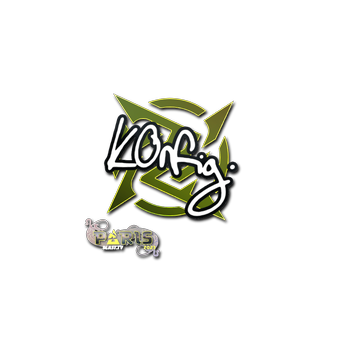 Sticker | k0nfig | Paris 2023 CS2 skin
