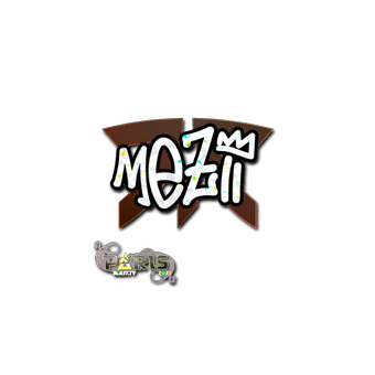 Sticker | mezii (Glitter) | Paris 2023 CS2 skin