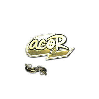 Sticker | acoR (Gold) | Paris 2023 CS2 skin