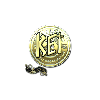Sticker | KEi (Gold) | Paris 2023 CS2 skin