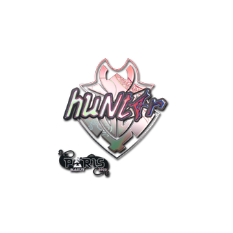 Sticker | huNter- (Holo) | Paris 2023 CS2 skin