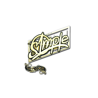 Sticker | s1mple (Gold) | Paris 2023 CS2 skin