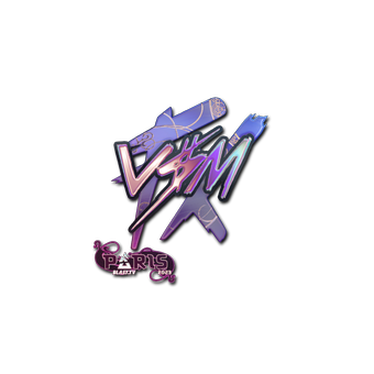 Sticker | v$m (Holo) | Paris 2023 CS2 skin