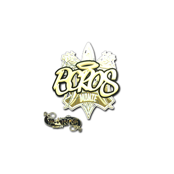 Sticker | BOROS (Gold) | Paris 2023 CS2 skin