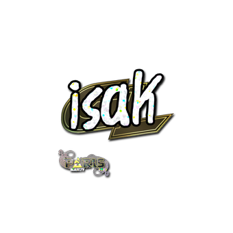 Sticker | isak (Glitter) | Paris 2023 CS2 skin