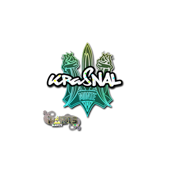 Sticker | kRaSnaL (Glitter) | Paris 2023 CS2 skin
