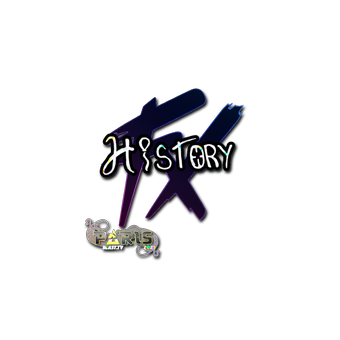 Sticker | History (Glitter) | Paris 2023 CS2 skin