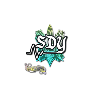 Sticker | sdy | Paris 2023 CS2 skin