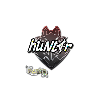 Sticker | huNter- (Glitter) | Paris 2023 CS2 skin