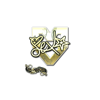 Sticker | dexter (Gold) | Paris 2023 CS2 skin