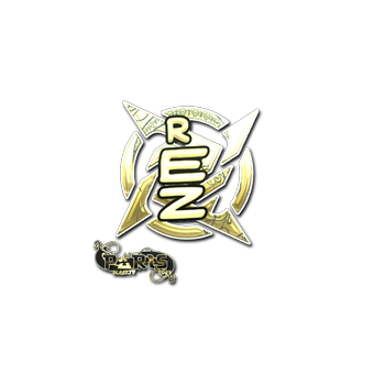 Sticker | REZ (Gold) | Paris 2023 CS2 skin