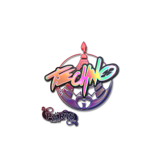 Sticker | Techno4K (Holo) | Paris 2023 CS2 skin