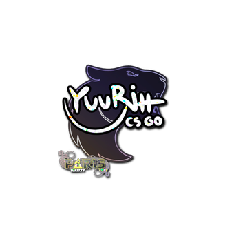 Sticker | yuurih (Glitter) | Paris 2023 CS2 skin
