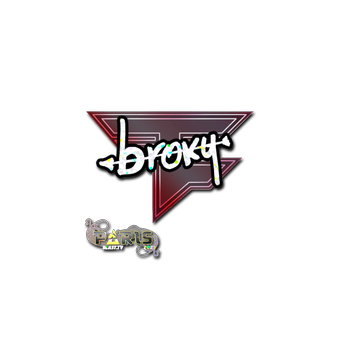 Sticker | broky (Glitter) | Paris 2023 CS2 skin