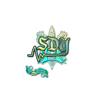 Sticker | sdy (Holo) | Paris 2023 CS2 skin