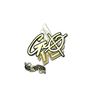 Sticker | gxx- (Gold) | Paris 2023 CS2 skin