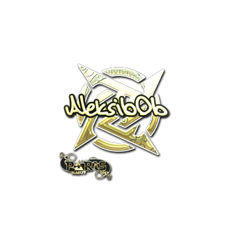 Sticker | Aleksib (Gold) | Paris 2023 CS2 skin