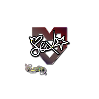 Sticker | dexter (Glitter) | Paris 2023 CS2 skin
