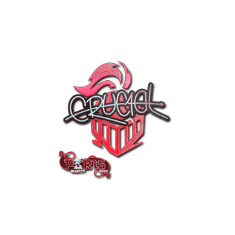 Sticker | CRUC1AL (Holo) | Paris 2023 CS2 skin