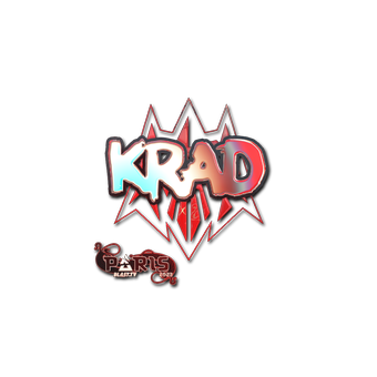Sticker | Krad (Holo) | Paris 2023 CS2 skin