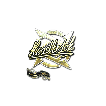 Sticker | headtr1ck (Gold) | Paris 2023 CS2 skin