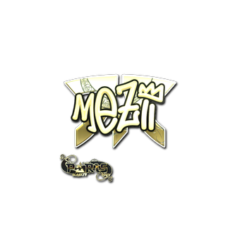 Sticker | mezii (Gold) | Paris 2023 CS2 skin