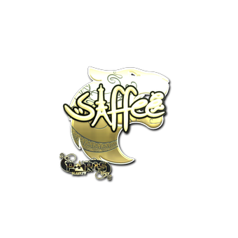Sticker | saffee (Gold) | Paris 2023 CS2 skin