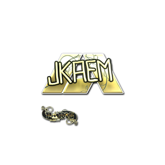 Sticker | jkaem (Gold) | Paris 2023 CS2 skin